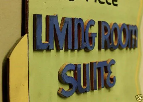vintage furniture store sign
