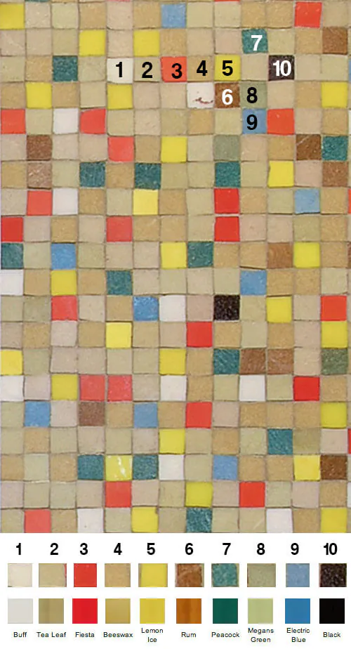 vintage mosaic tile