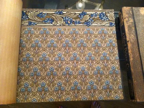 vintage wallpaper sample book