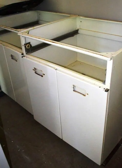 vintage steel kitchen cabinets