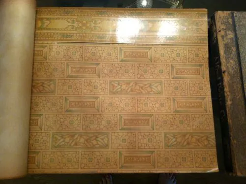 vintage wallpaper sample book