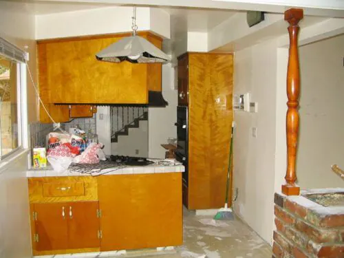 kitchen before