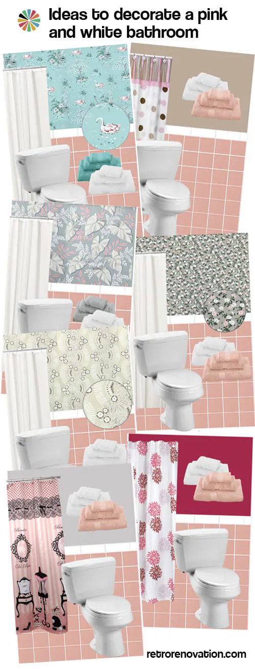 pink and white bathroom ideas