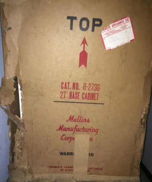 Youngstown Steel cabinet original box