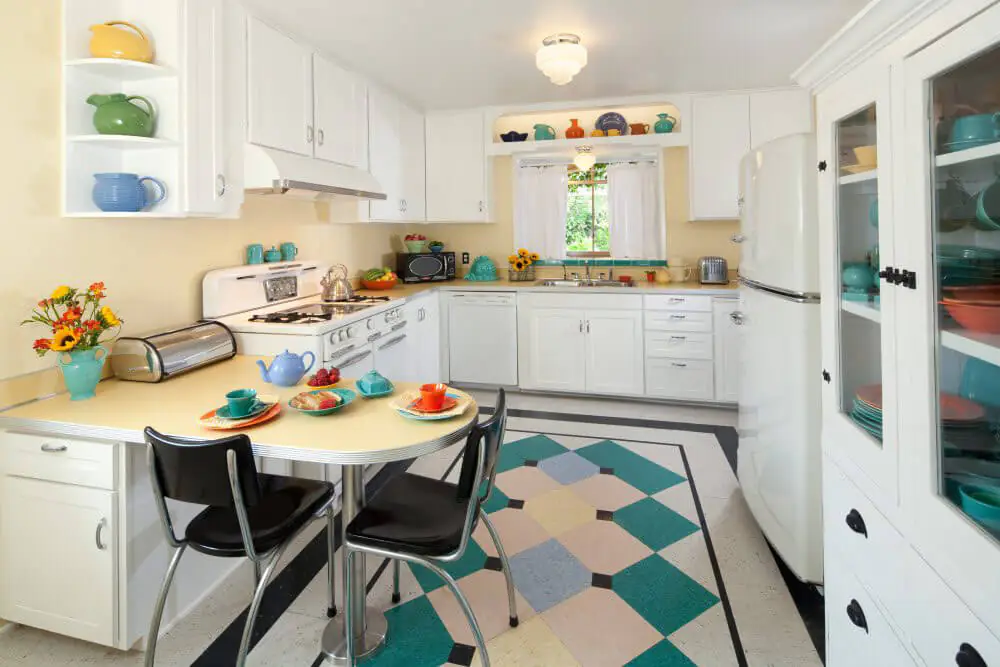 1950s style kitchen design