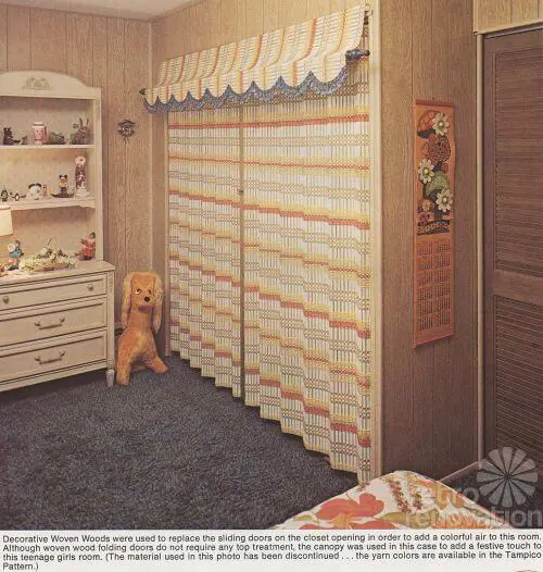 woven wood folding doors