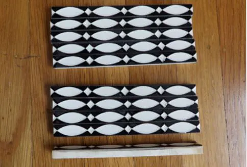 black-white-liner tiles