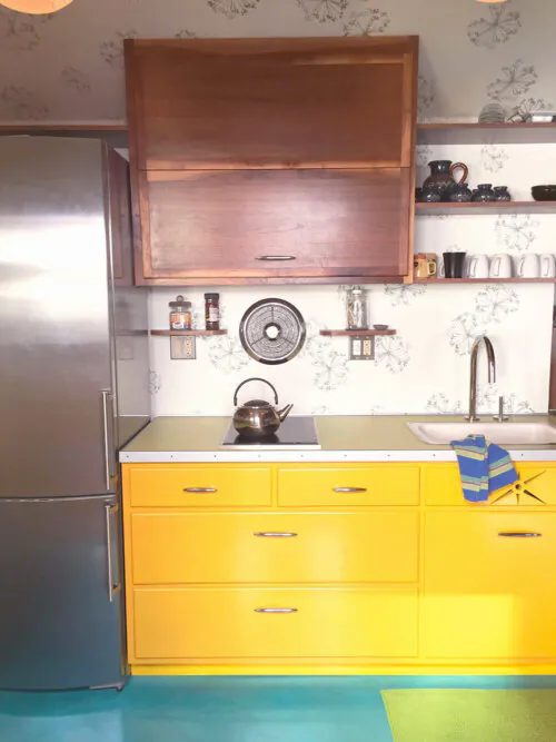 vintage chrome kitchen fan