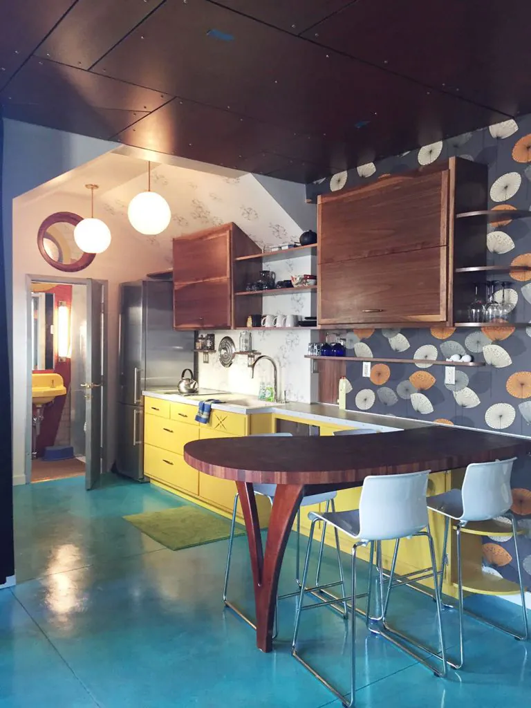 retro modern kitchen