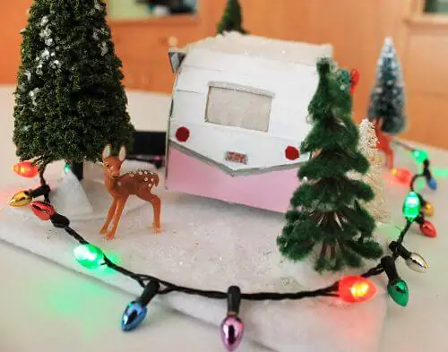 mini travel trailer christmas