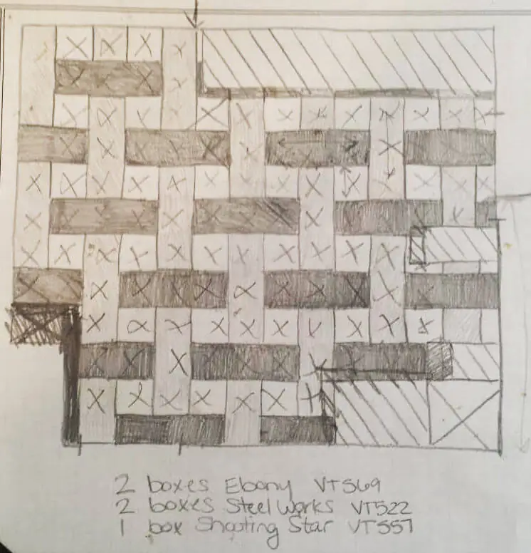floor pattern sketch