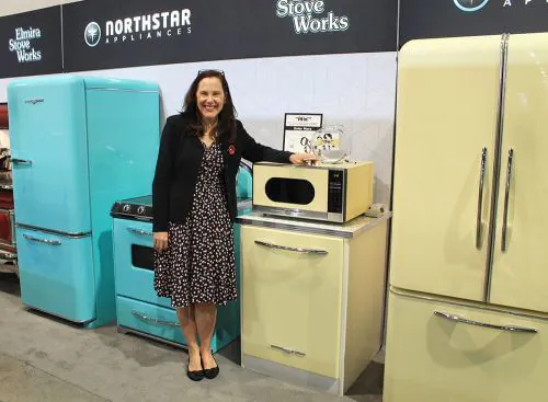 yellow retro appliances