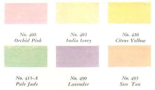 vintage Crane bathroom colors 1940