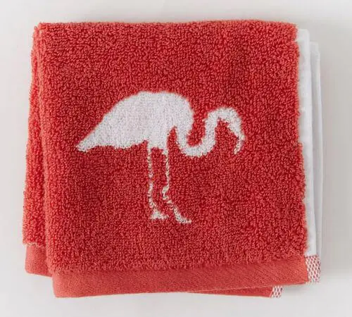 flamingo towel