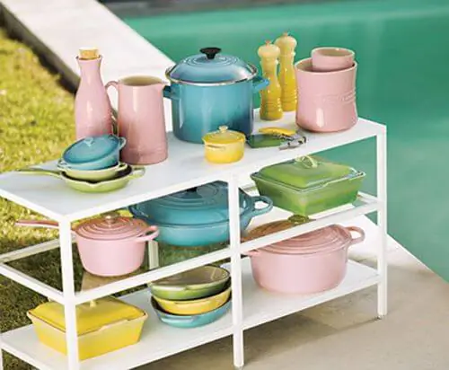 Le Creuset's midcentury-inspired Oasis collection - including the