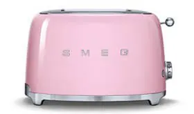 pink retro style toaster