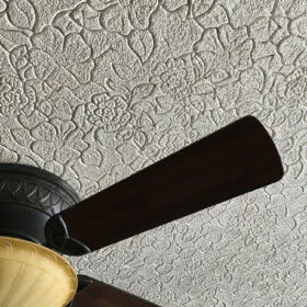 textured flower print ceiling