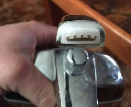 vintage single lever bathroom faucet