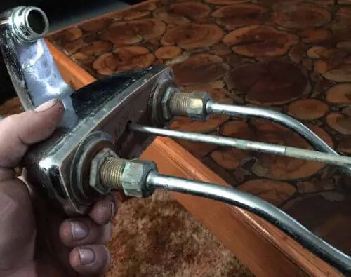 vintage single lever bathroom faucet