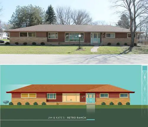 midcentury ranch house