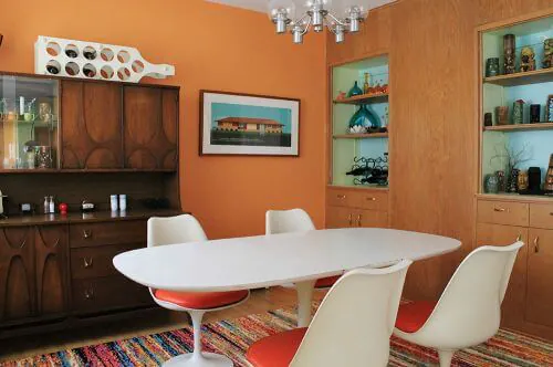 midcentury ranch house portrait