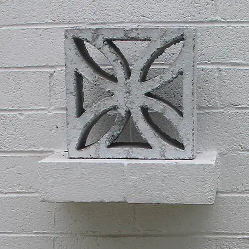decorative retro concrete block