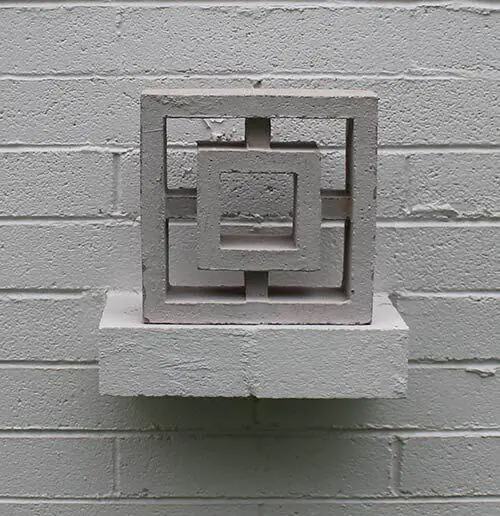 decorative retro concrete block