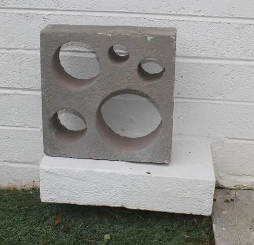 decorative retro concrete block