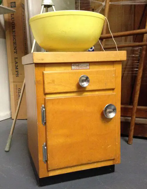 salesman sample kitchen cabinet vintage