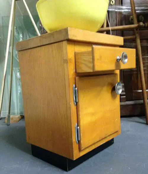 salesman sample kitchen cabinet vintage