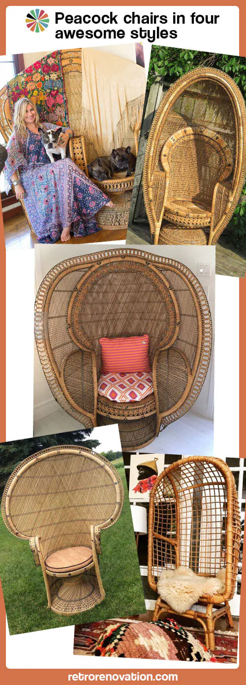 vintage peacock chairs
