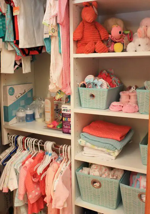 midcentury flamingo nursery