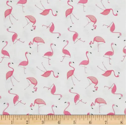flamingo fabric
