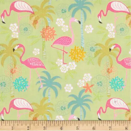 flamingo fabric
