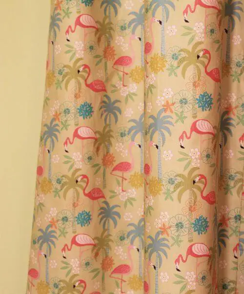 midcentury flamingo nursery