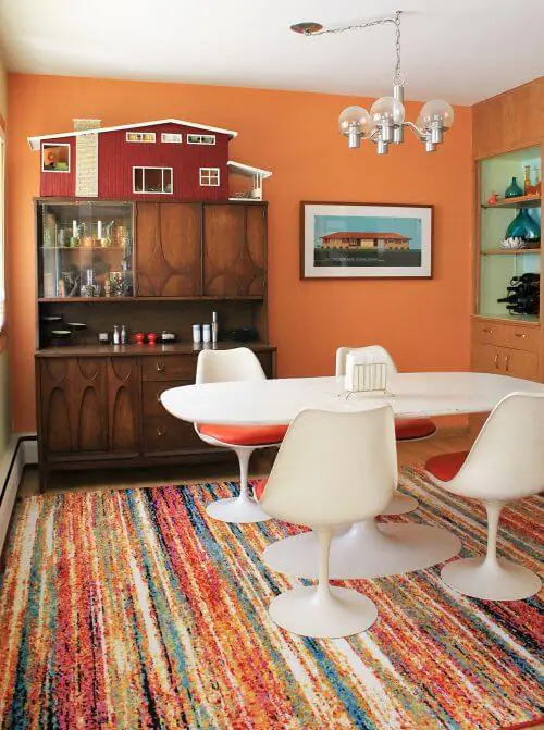 midcentury dining room
