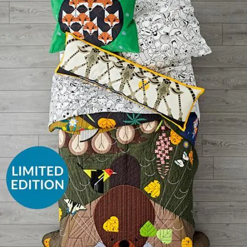 mid century decor for childrens rooms charley harper kids bedding limited edition