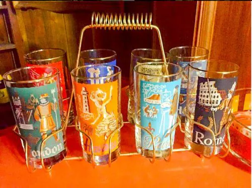 vintage libbey glassware international cities glassware from libbey
