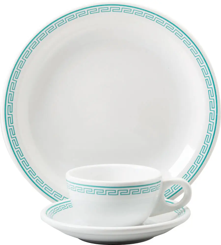 Homer Laughlin Greek Key pattern china