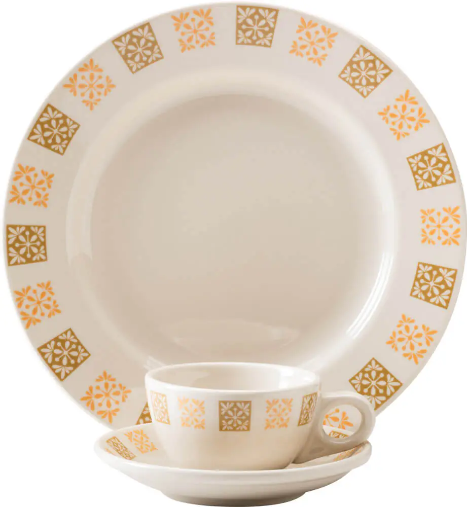 Homer Laughlin Golden Ambrosia pattern china