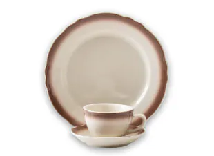 Homer Laughlin Jet Spray in Mocha