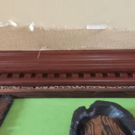 ceiling covering options for a home tiki bar