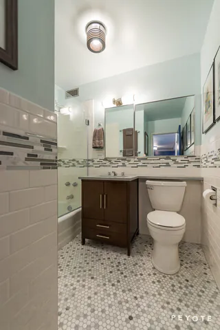 midcentury modern bathroom renovation
