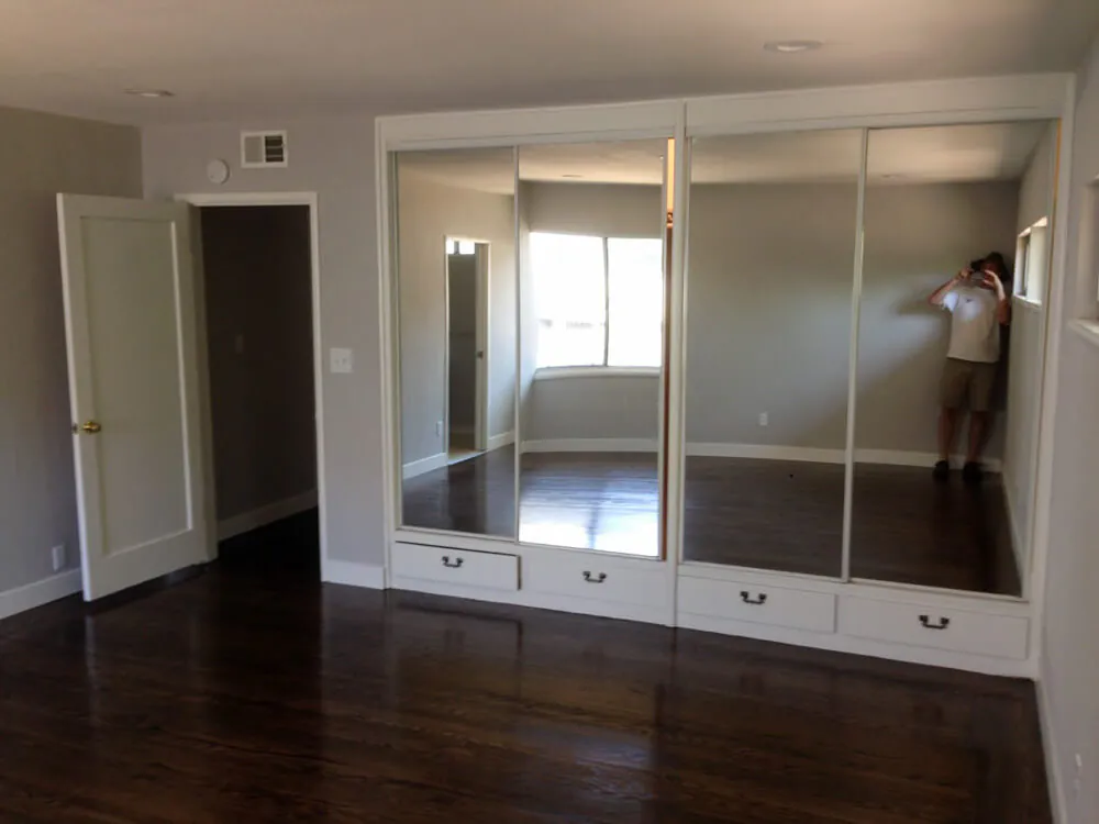 glass closet doors
