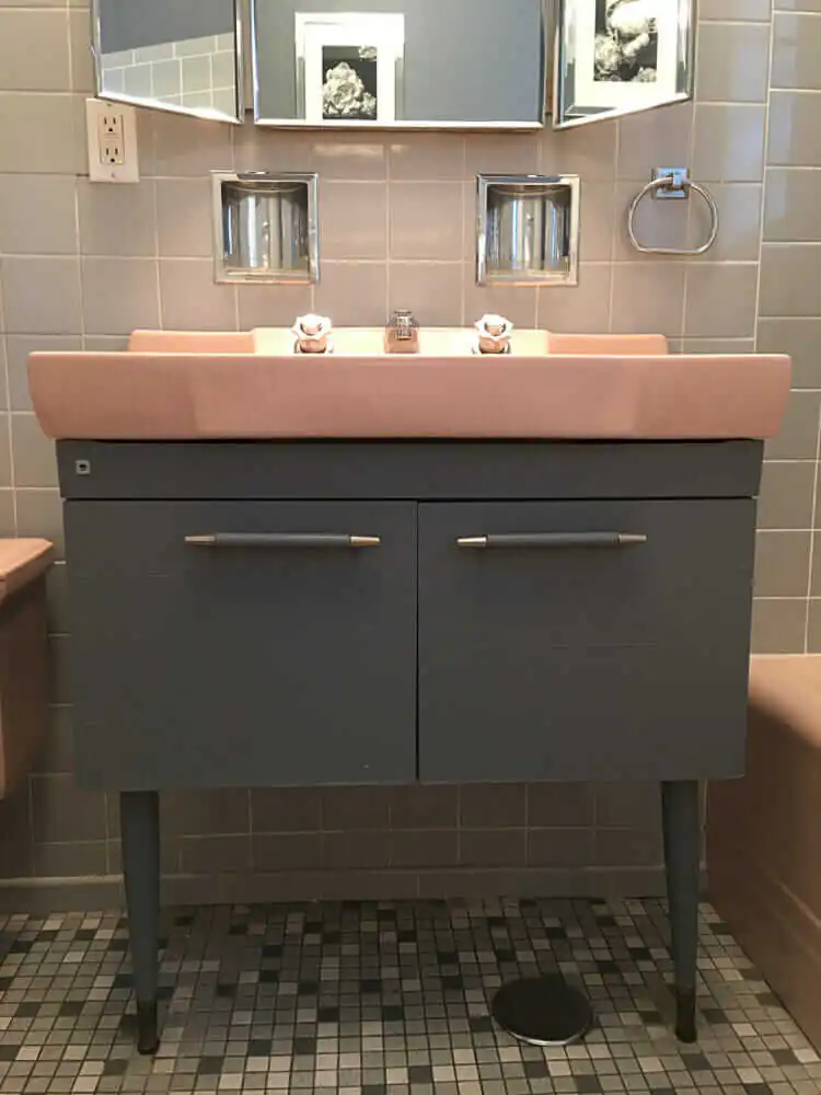 american standard gracelynn sink with pink sink
