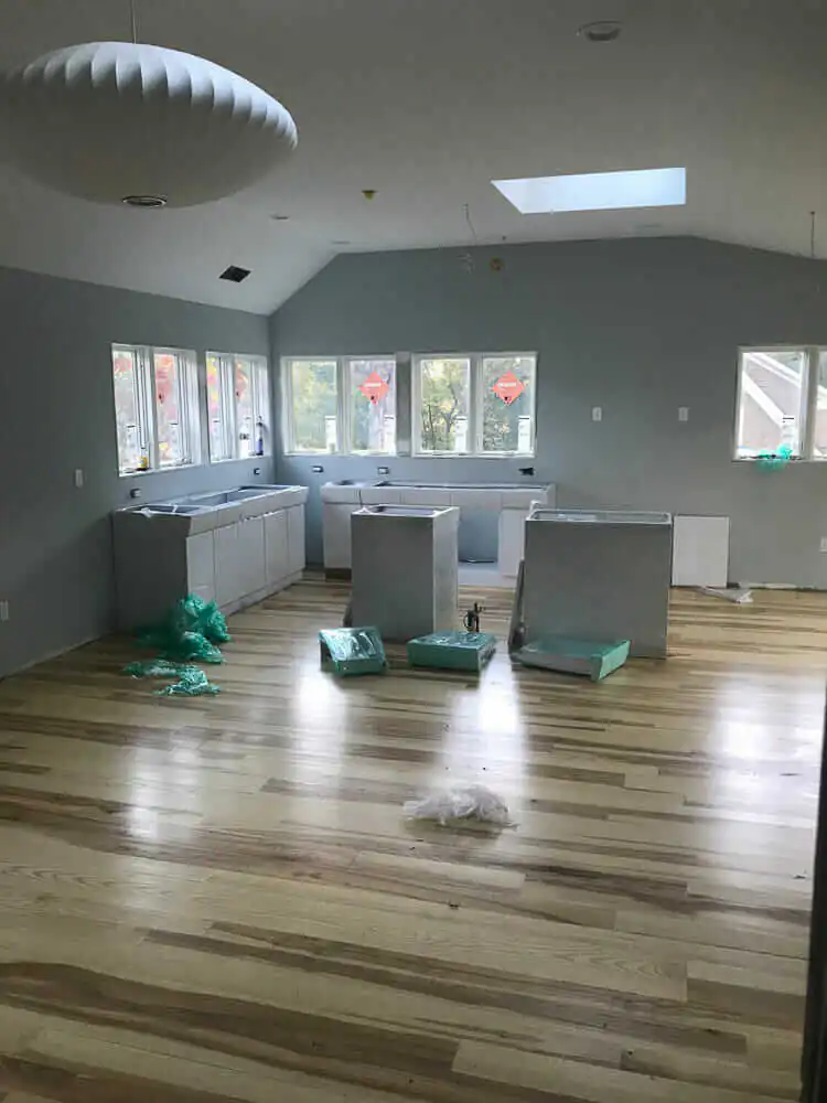 installing steel kitchen cabinets