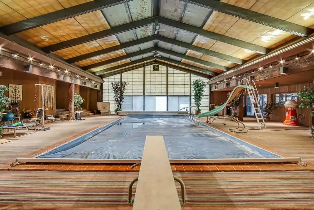 1970s indoor swimming pool