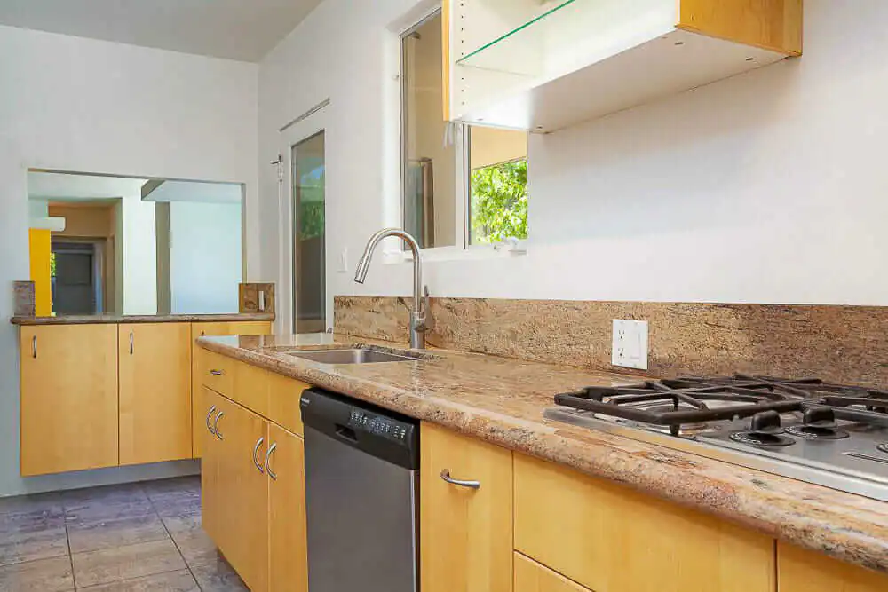 mid century modern kitchen design