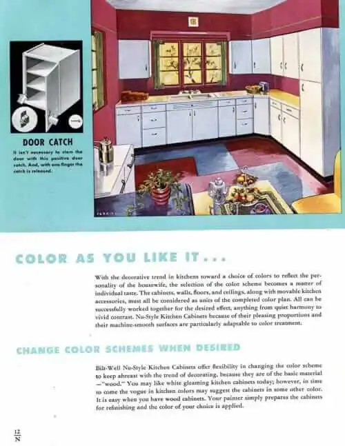 1940s kitchen colors