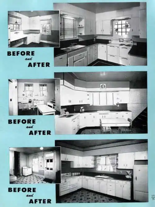 farmhouse kitchens updated in the 1940s